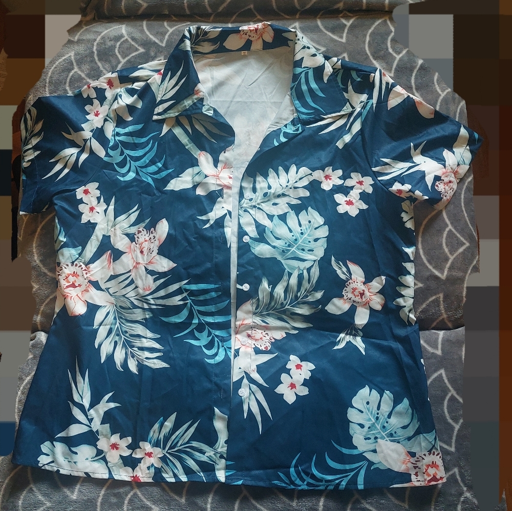 Floral Hawaiian Shirt